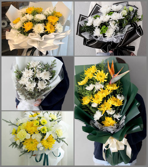 贵州贵阳开阳县米坪乡白事花束代送